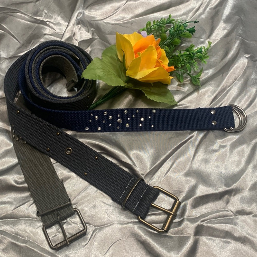 🌹VINTAGE Young Girls Belt Bundle - Justice and more - Cloth Belts
